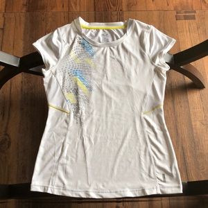 Athletic works, white t-shirt, size small.